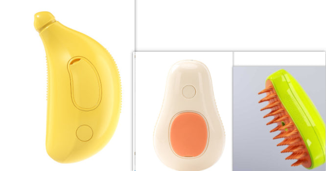 Steamy Cat Brush Grooming Comb Electric Self Cleaning Steam For Massage